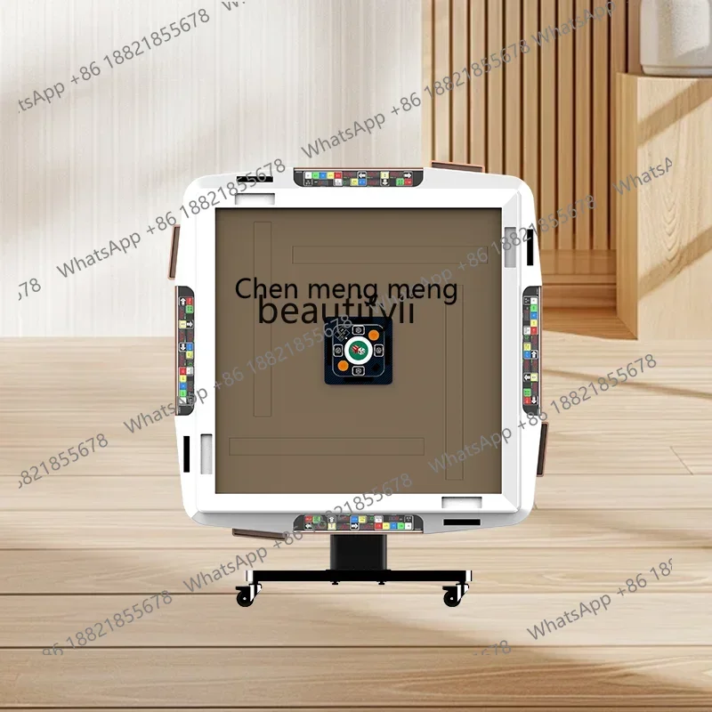 

xqIntelligent Scoring Mahjong Machine Automatic Household Multi-Function Folding Mahjong Table New Machine Linen