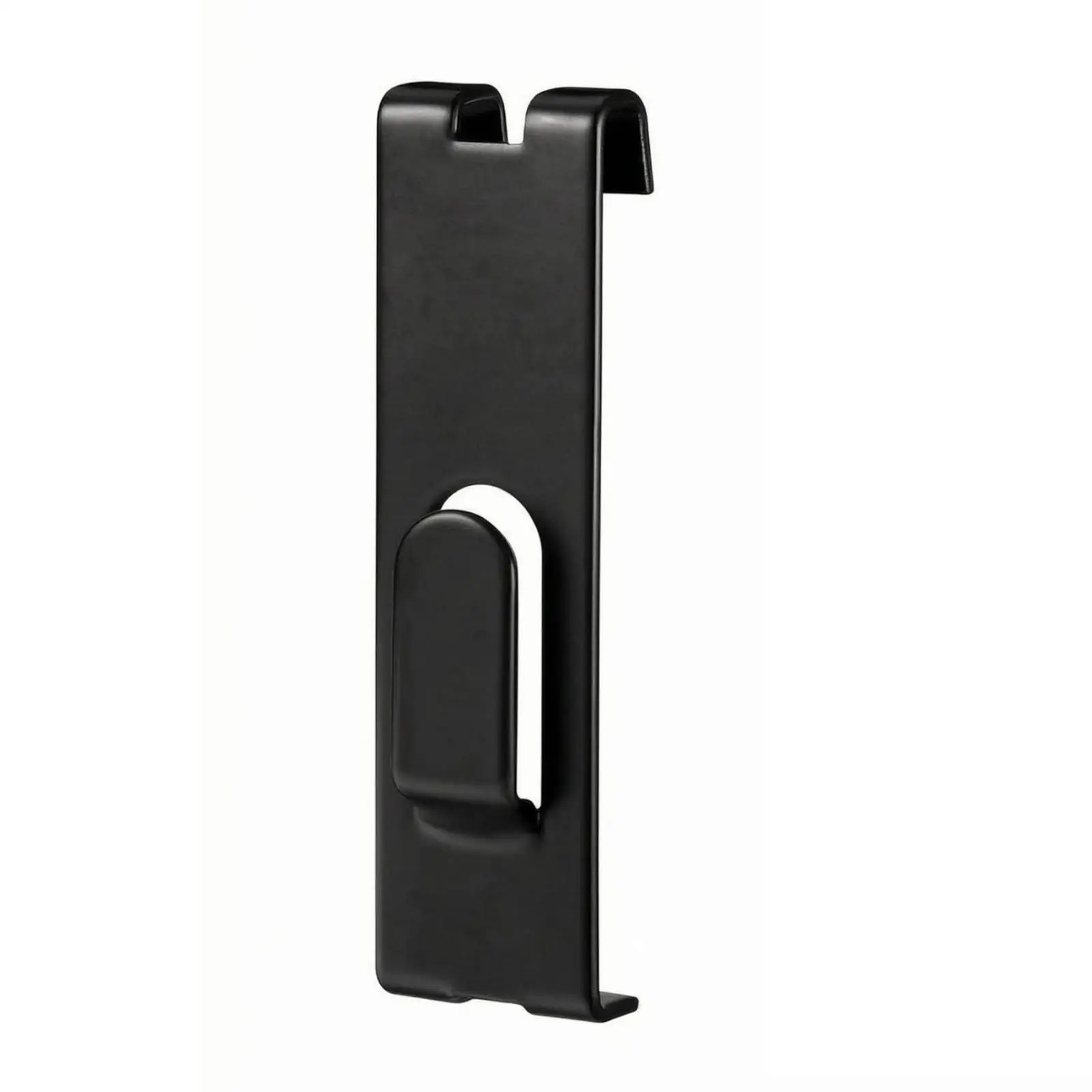 Wall Grid Hook Black Metal Hook for Wire Mesh Panel Double Hook Perforated Board Hanger for Wall Organization