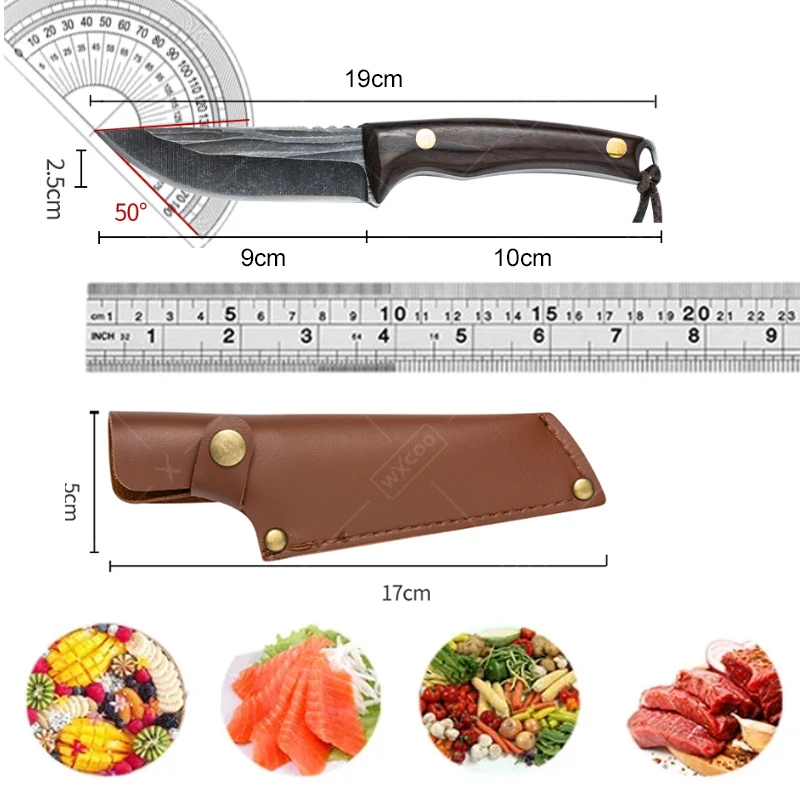 Japanese Kitchen Knife Handmade Boning Knives Professional Chef Knife Fruit Meat Cleaver Butcher Kitchen Knives and Accessories