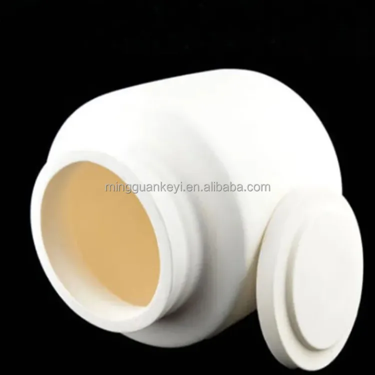 

Alumina Grinding Jar 99% Corundum Tank with Lid and Fixture for Ball Mill -0.5 to 12 Litres