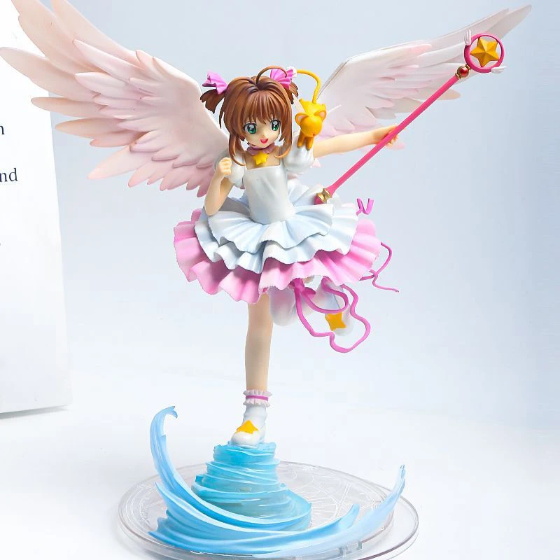 Anime Card Captor Figure Kinomoto Sakura Model Toy Gift Collection Action Figure 23cm Pvc Sakura Card Chapter Collect Gifts