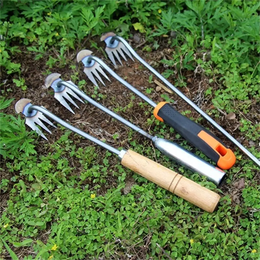 Imagem -06 - Jardim Weeding Artefato pá Multifuncional Puxando Ervas Enxadas Ferramentas Agrícolas e Racks Desenraizamento