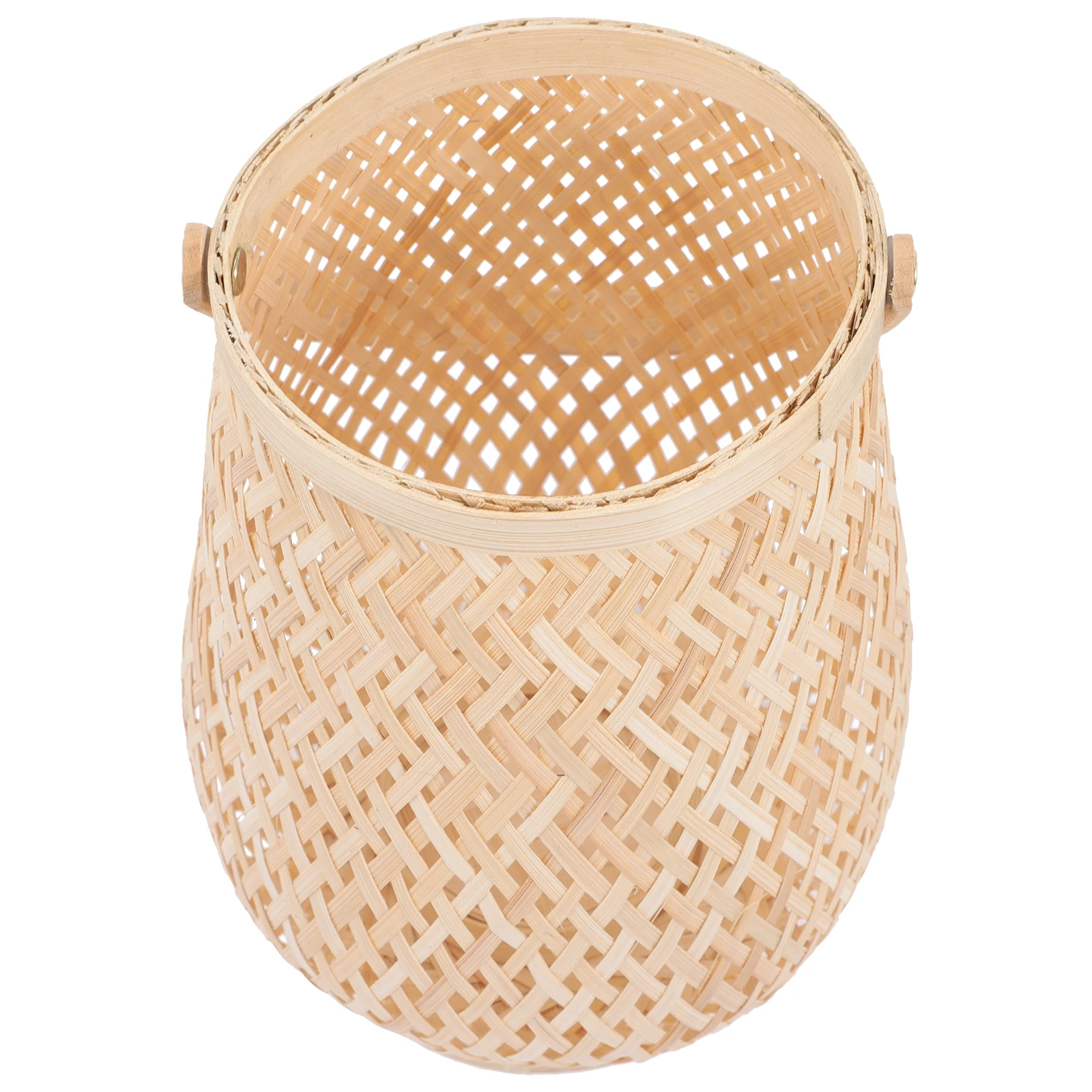 

Lantern Holder Woven Shade Decorative Tea Light Bamboo Lantern Holders Floor Christmas Small Night Lamp Bamboo