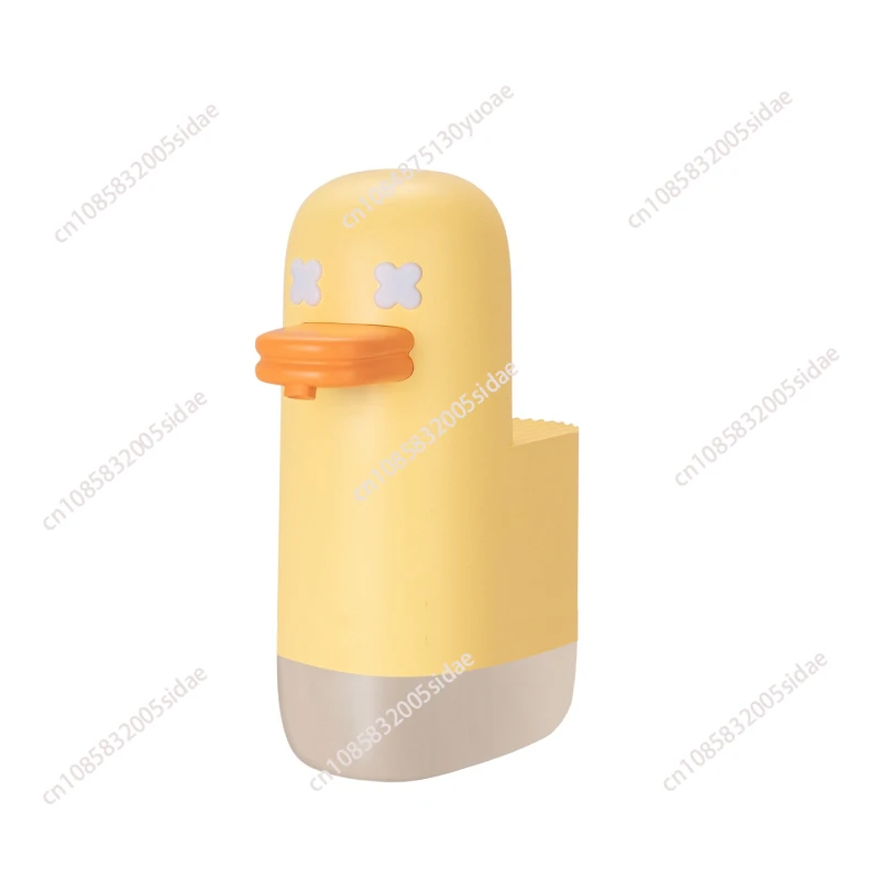 New Antibacterial Hand Sanitizer with Bubble Duck Automatic Sensor Foam Soap Dispenser USB Rechargeable Touch-Free for Children