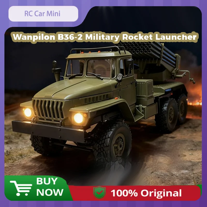 

1:16 Радиоуправляемые автомобили B36-2 Naughty Dragon BM-21 Моделирование ракетной установки Военная машина RC Альпинистская внедорожная машина Мальчик Рождество