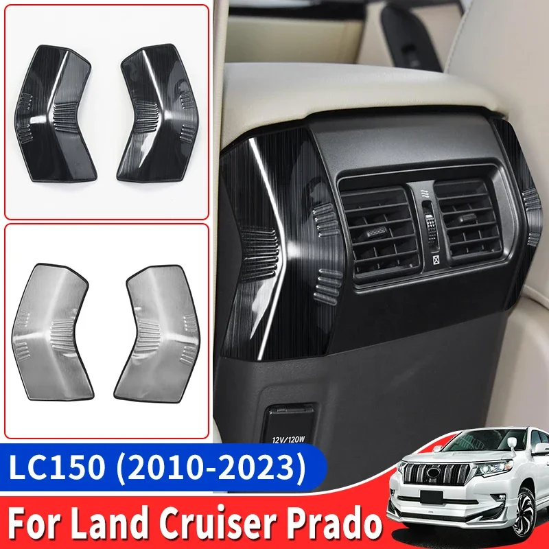 

Rear Air Outlet Side Panel For 2010-2023 Toyota Land Cruiser Prado lc150 150 AC Vent Interior Decoration Protection Accessories