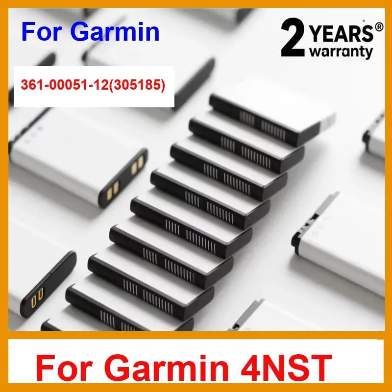 For Garmin 4NST Smart Watch Battery Prolonged Performance 361-00051-12 305185 1500Mah