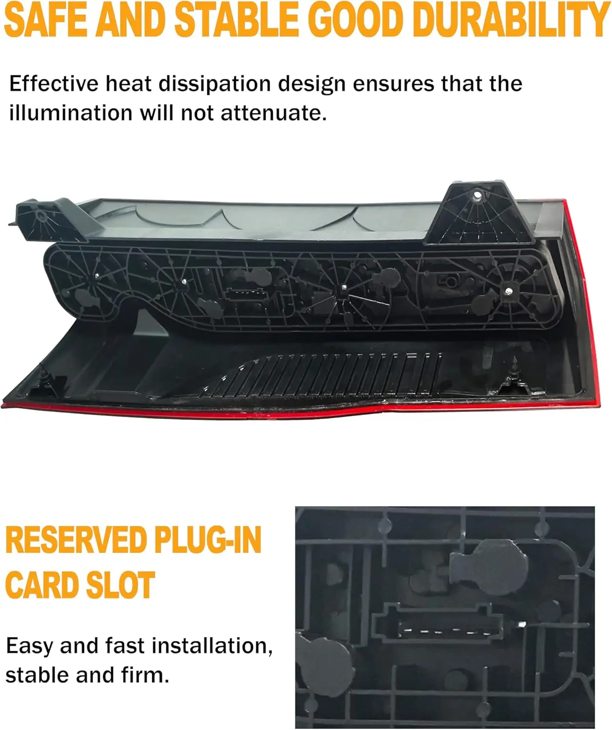 Tail Light Replacement for 2019-2023 Mercedes-Benz Sprinter Van, Halogen Rear Light (Left)