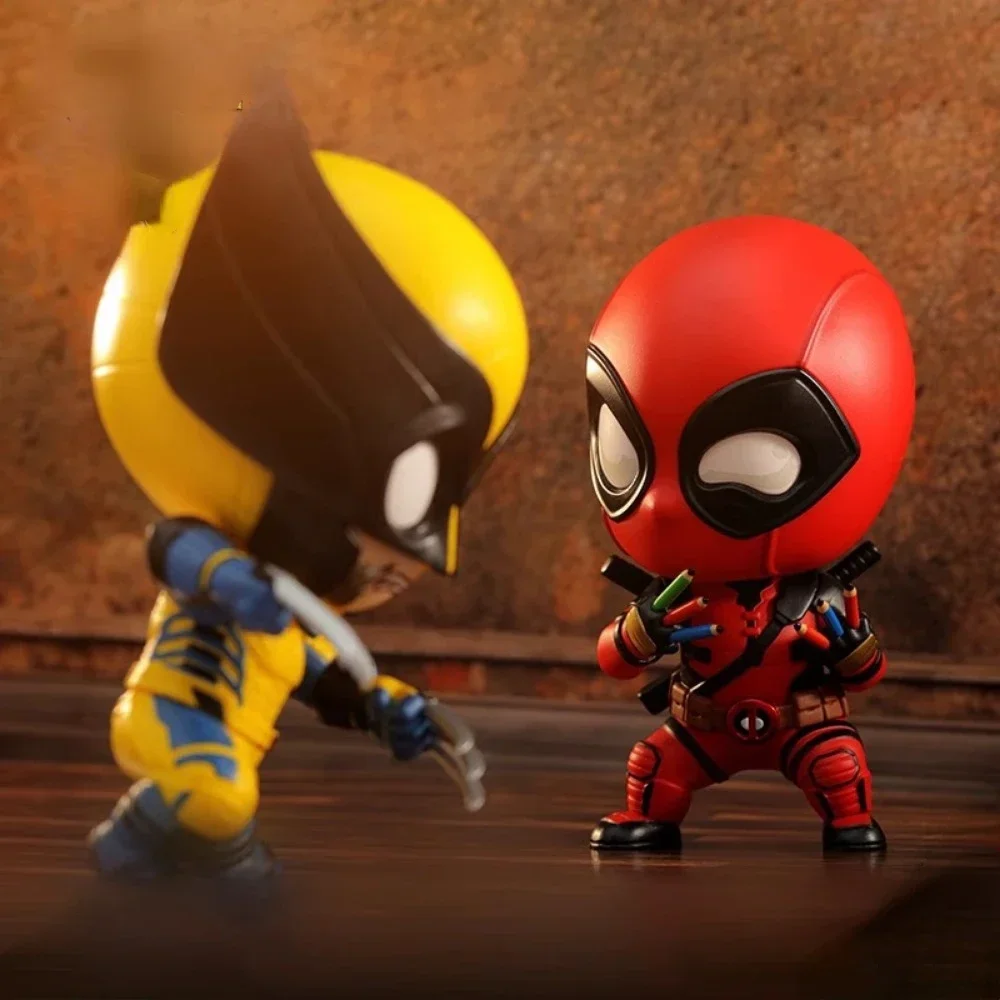 Deadpool&Wolverine Blind Box Marvel Genuino Film Periferico Bambole Carine Ornamenti Include Modelli Nascosti Tutti I Tipi Di Morfologia