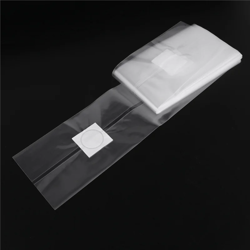 A11I 80Pcs Mushroom Growing Bag Mushroom Bags Thick 6 Mil Bags 10Inch X 20Inch 0.2 Micrometre Filter Breathable Autoclavable