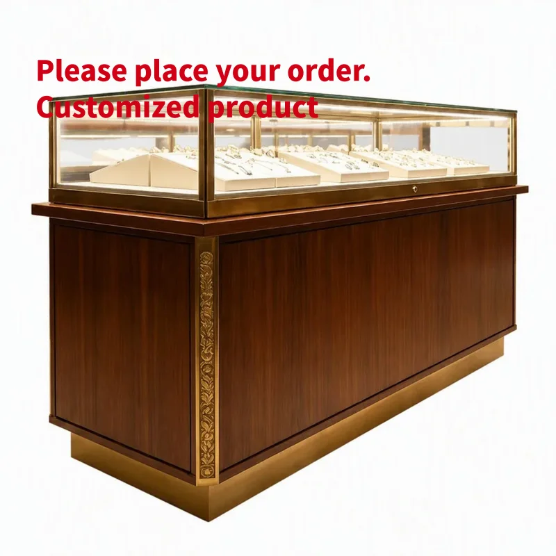 custom.Custom Travertine Texture Reception Counter Arch Front Desk LED Lighting Jewelry Store Fixture Reception Desk Retail