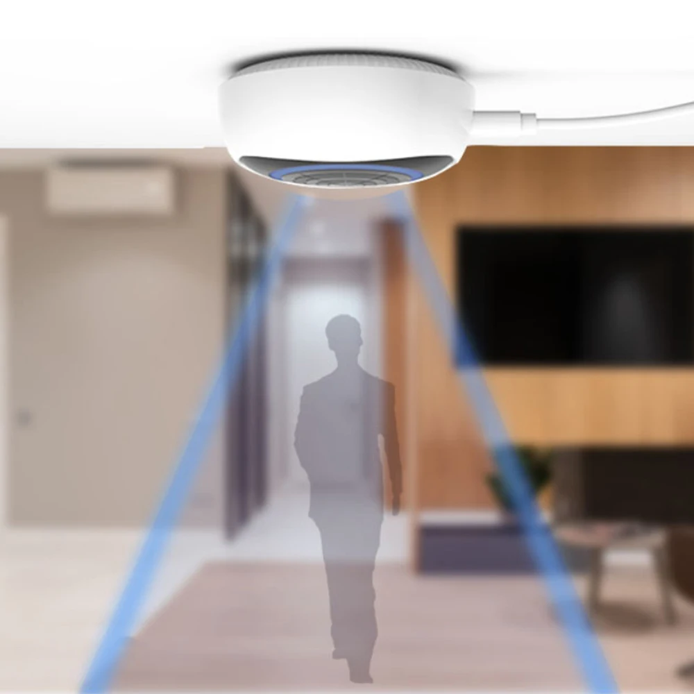 Tuya ZigBee Smart Human Präsenz Sensor Mikro-Bewegungs erkennung menschlichen Bewegungs melder Licht Sirene Alarm Arbeit mit ZigBee Gateway