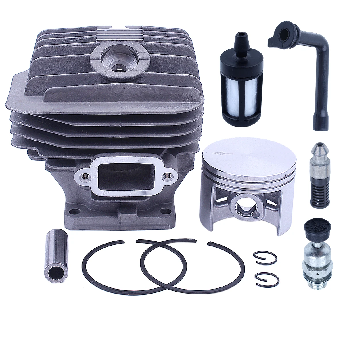 

52mm MS460 Cylinder Piston Kit for STIHL 046 MS460 Chainsaw Replacement Parts with Decompression Valve Fuel Oil Line Filter