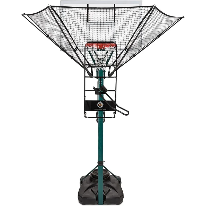 iC3 Basketball Rebounder Net Return System Portable Shot Trainer for Traditional Pole and Wall Mounted Hoops