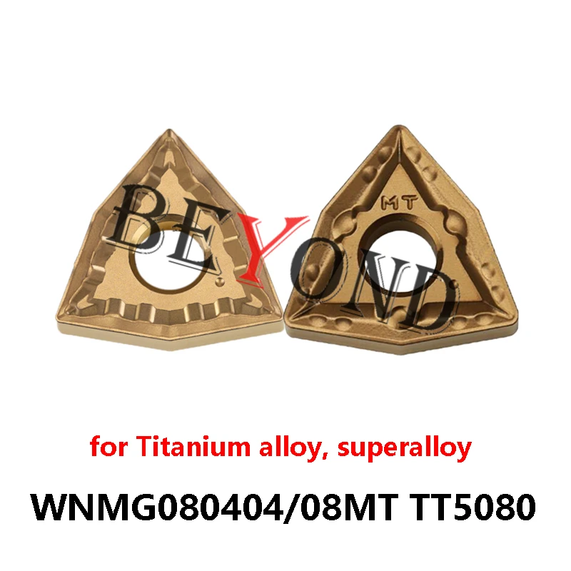 

WNMG WNMG080404MT TT5080 WNMG080408MT TT5080 100% Original Carbide Inserts WNMG080404-FG-MT Lathe Tool Titanium Alloy Superalloy