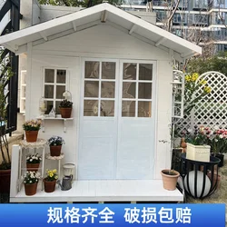 Internet celebrity preservative wood chalet garden yard outdoor assembly wooden house small house courtyard custom habitable hou