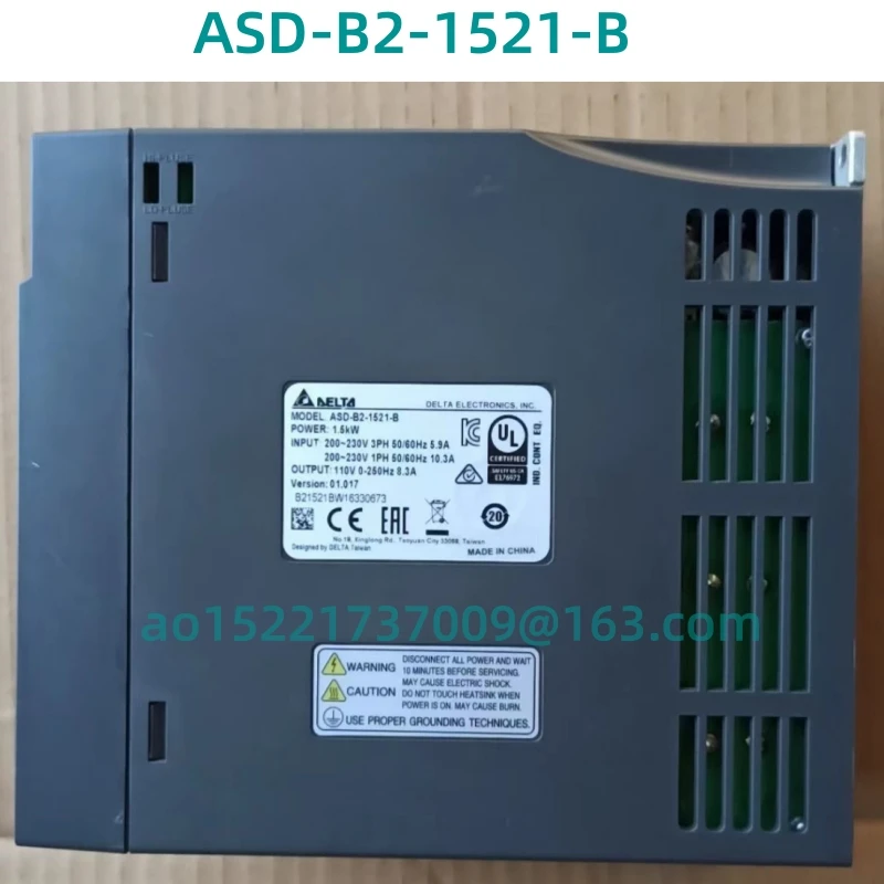 Asd-b2-1521-b originální antikvariát 9-layer nový test je 100% tapete střídavého servo ovladač ASD-B2-1521-B 1.5KW ASDB2-1521B 1500w