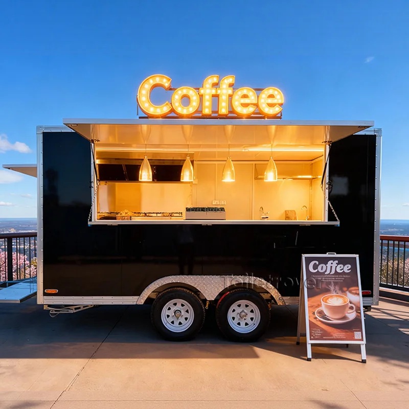 

Unique Carnival Food Concession Trailer Dessert Pancake Donut Beverage Food Truck to Sell Coconut Mobile Food Carts for Sale