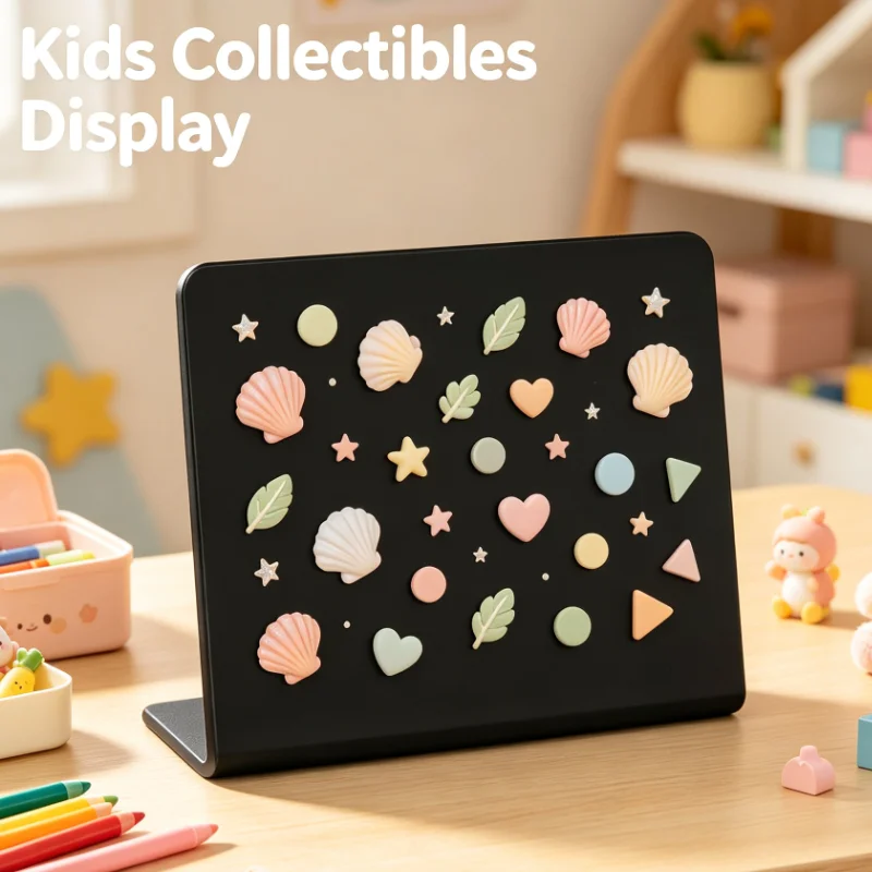 Black Metal Desktop Memo Board Wall Decor For Home Office Creative Display Art Decoration Standing Note Holder Stand