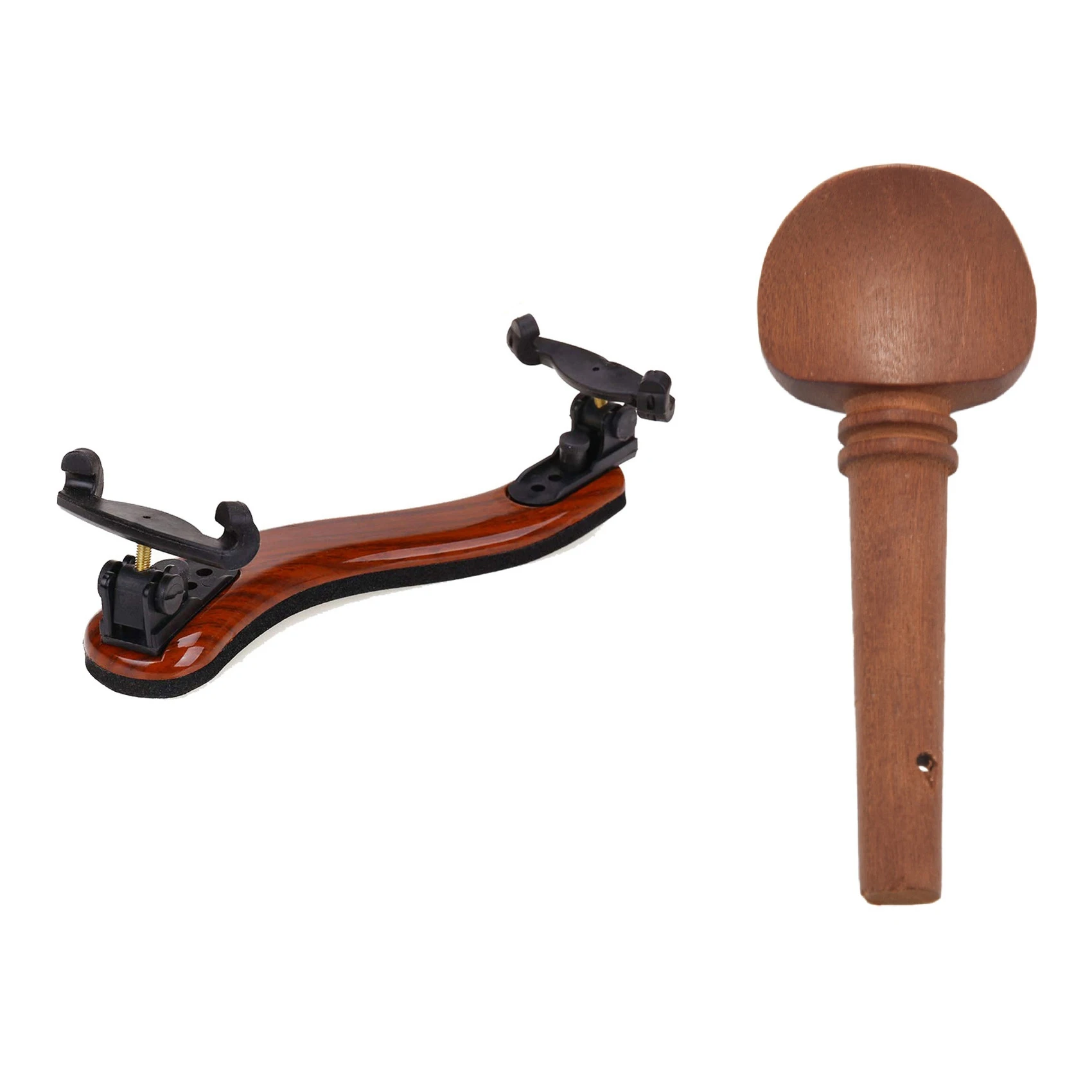 4 قطع 4/4 حجم الكمان كمان ضبط الوتد مجموعة مع مسند الكتف الكمان