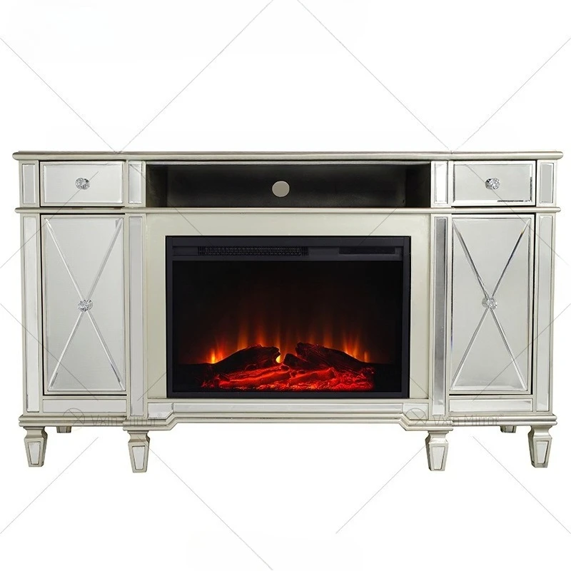 TV cabinet electric heating, heating furnace audio-visual cabinet, floor cabinet with drawer cabinet door