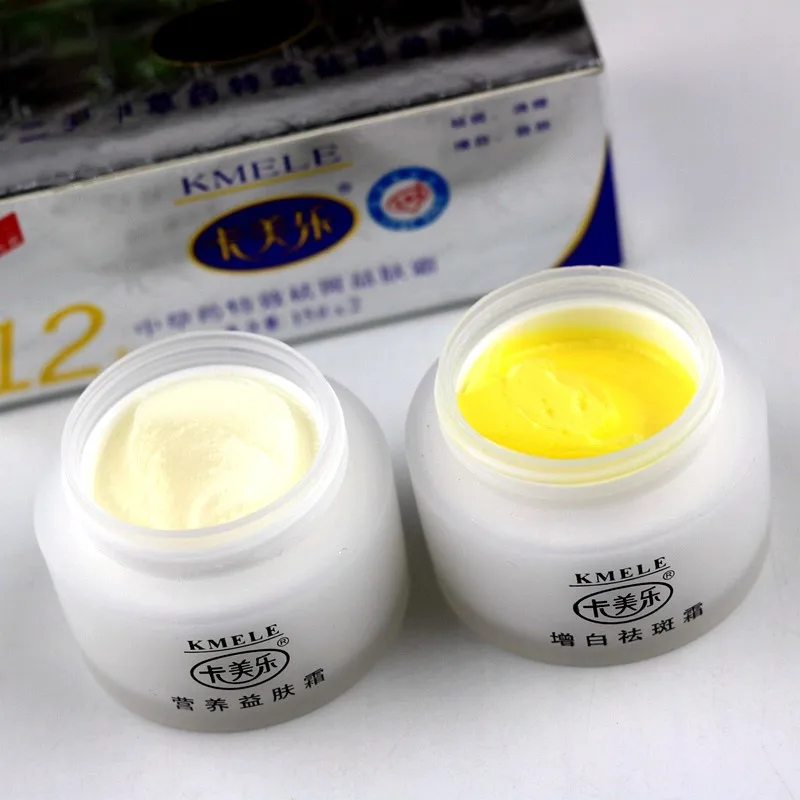 Original Kemele KMELE 12 Days Face Whitening Cream Set Anti-pigment Freckle Care Bleaching Melasma Skin Cream Anti Face