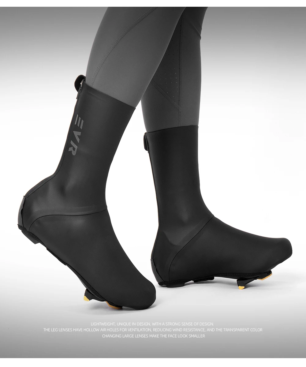 EVR Winter-Fahrradüberschuhe Wasserdichte Fußabdeckungen Warme Plus-Velours Kälteschutz Outdoor-Fahrrad-Schuhüberzüge – Detail 12