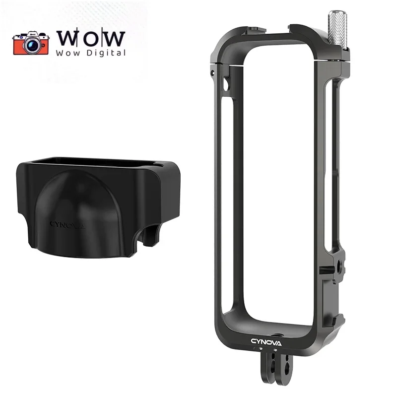 Metal Frame For Insta360 X4 Rabbit Cage Protective Utility Case With Cold Shoe For Insta 360 X4 Action Camera Accessories