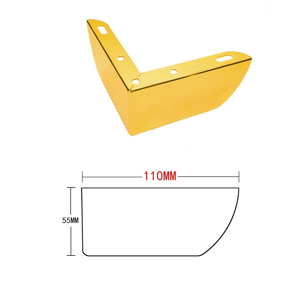 

Replacement Stainless Steel Furniture Leg Enhance Stability Load Bearing Cabinet Feet Anti-slip Three-pronged Sofa Legs