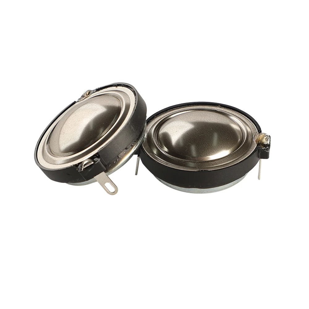 2Pcs 1 Inch Tweeter Speaker 4 Ohm 30W Treble Speaker Home Amplifier Mini Loundspeaker For Car Audio DIY