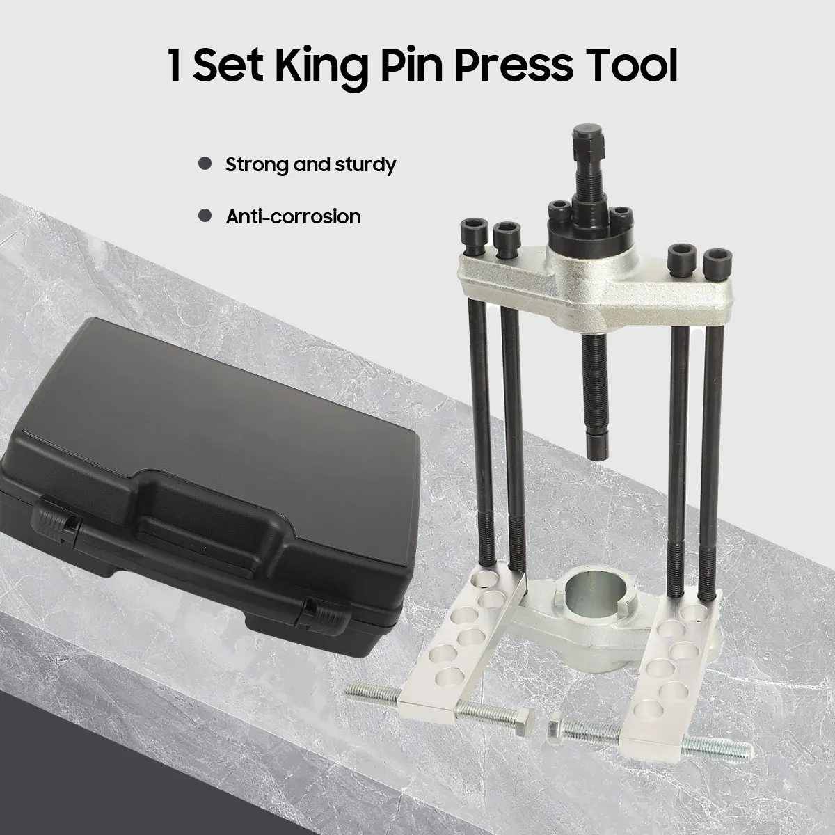 

King Pin Press Tool 90150 for Medium and Heavy Duty Trucks Class 3-8 Semi Truck King Pin Removal Kit for Repair
