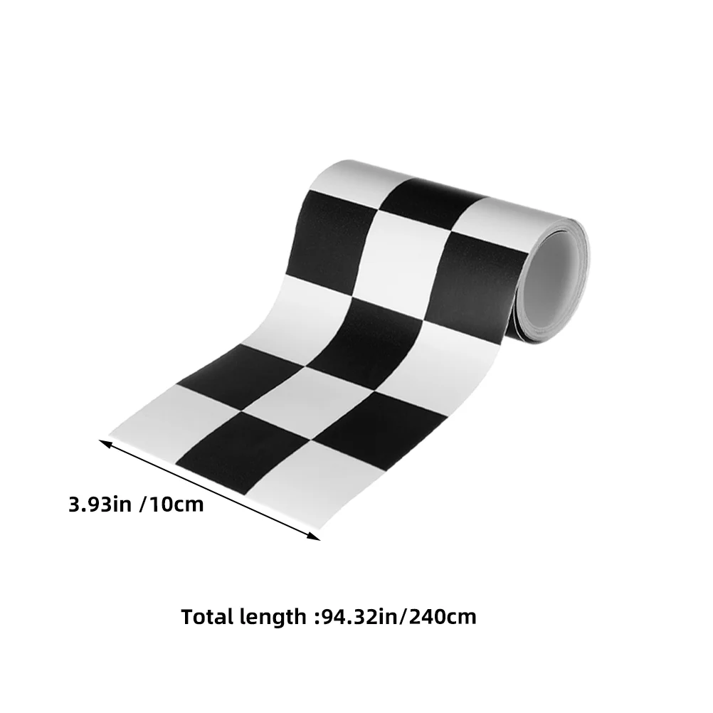 2 Rolls Checkered Bulletin Border Sticker Racing Borders Checkered Wallpaper Trim Straight Border Trim For Home School Office Wa