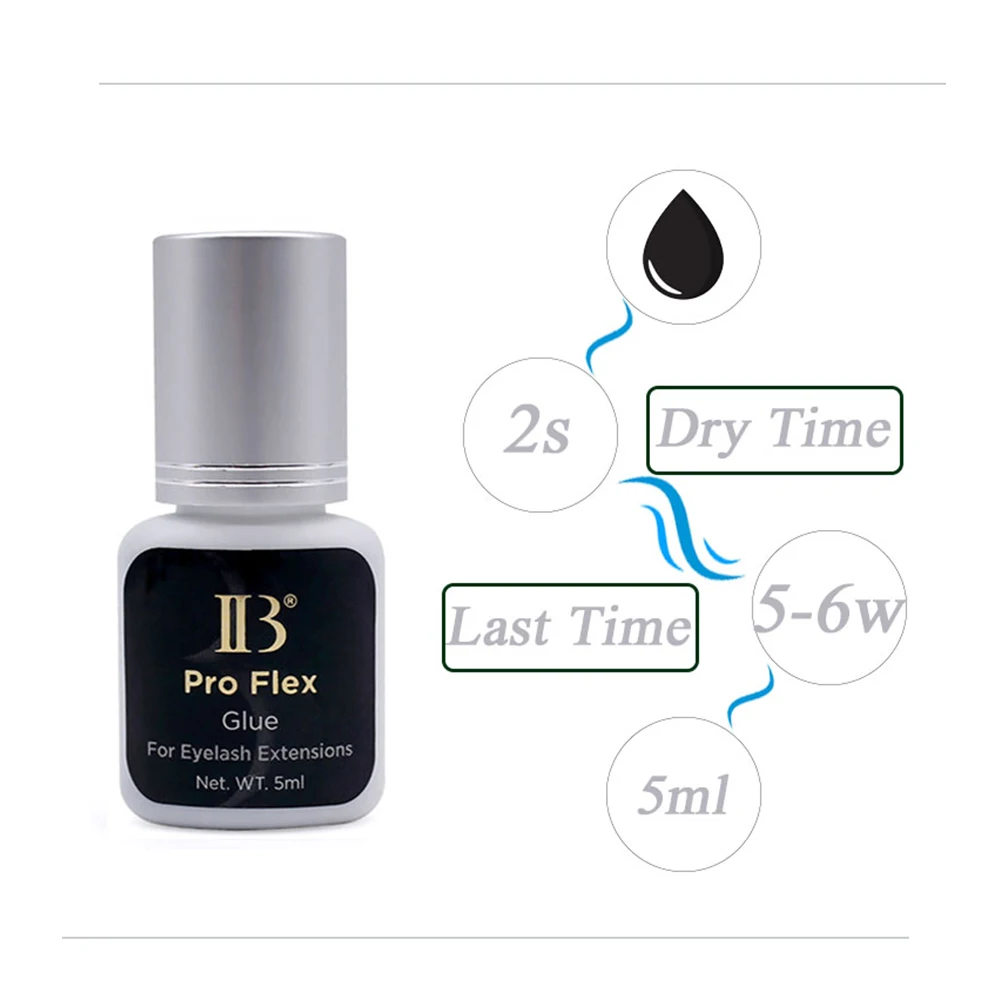 IBeauty Glue New IB Master Glue 0.5S Dry Fast Eyelash Extension Adhesive Long Last Korea Original Supplies Strong Cola 5ml