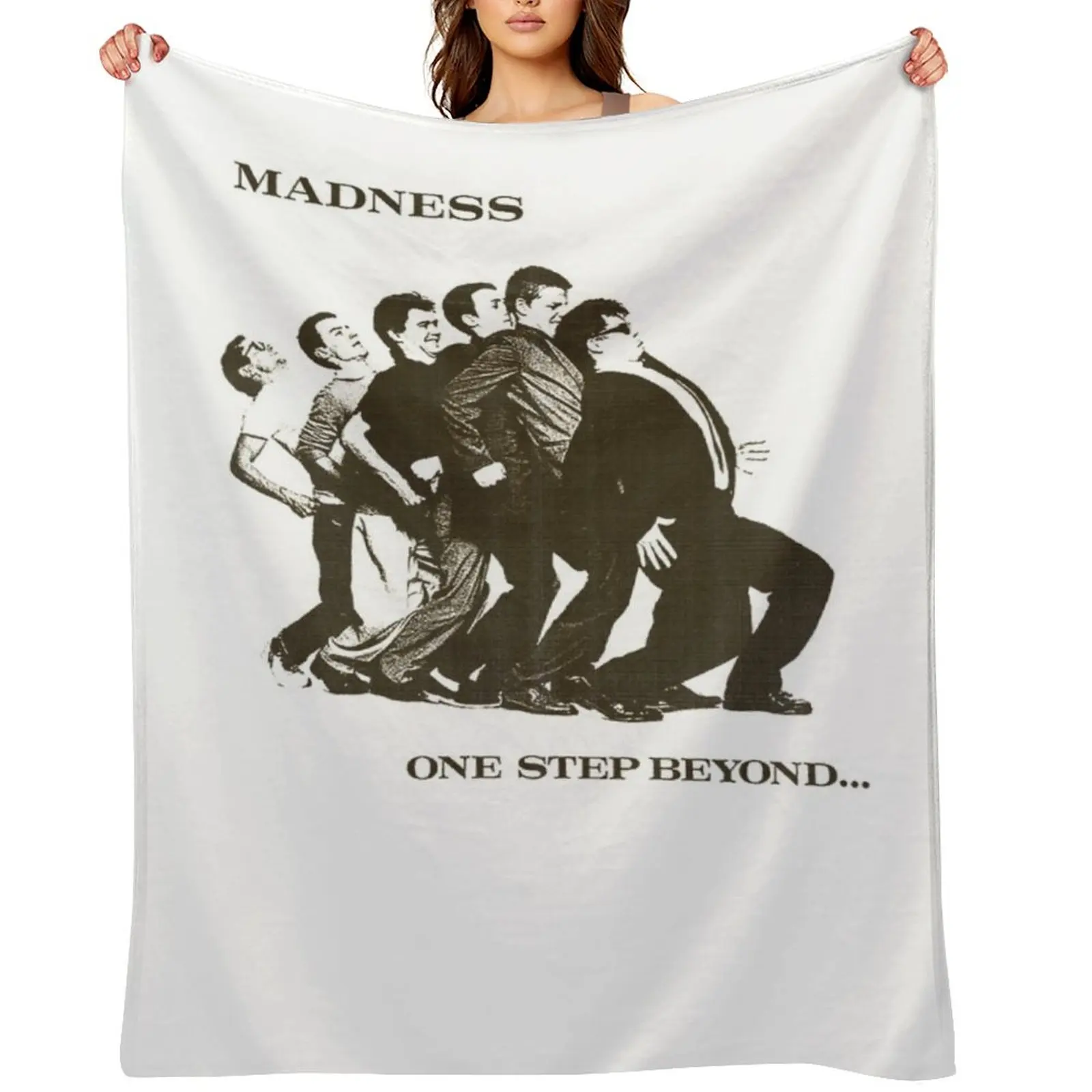 

madness ska-pop band classic tshirt design Throw Blanket Kid'S Decorative Sofas Luxury St Thermals For Travel Blankets