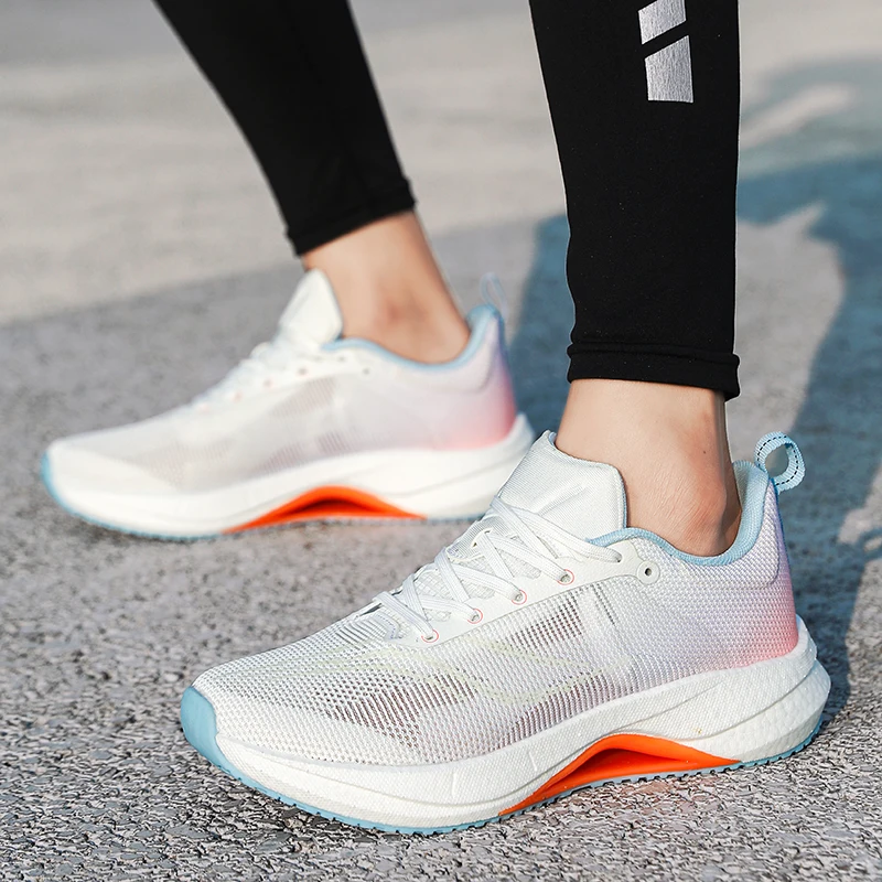 2026 New Autumn Mens Womens Sports Shoes Lace Up Support Training Running Shoes Stable Shock-absorbing Versatile Walking Shoes