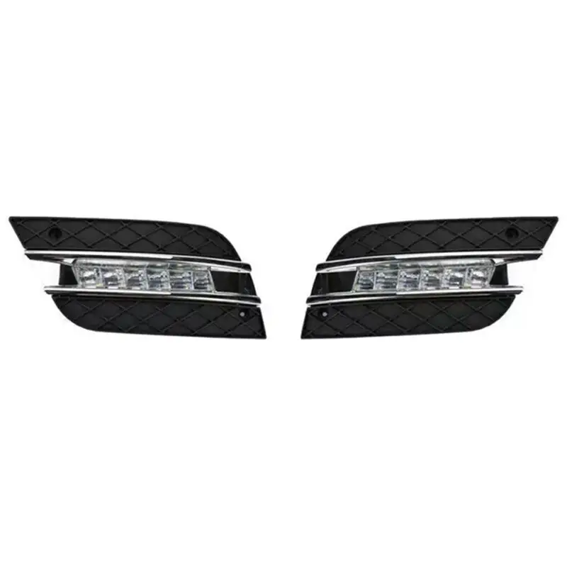 

A64P-Front LED Fog Lights DRL Daytime Running Light For Mercedes Benz ML350 W164 ML300 ML320 2010-2011