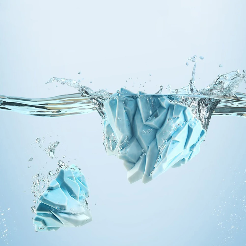 

2Sets Aquarium Decor Realistic PVC Fish Tank Decoration Mini Floeberg Ornament Lifelike Design Mini Floeberg