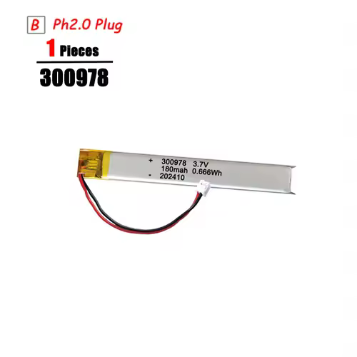3.7V Lipo Battery Ph2.0 Plug Rechargeable Lithium Battery 3.7V For PS4 Humidifiers GPS Navigation  Bluetooth Speaker MP3 MP4 - Image 13