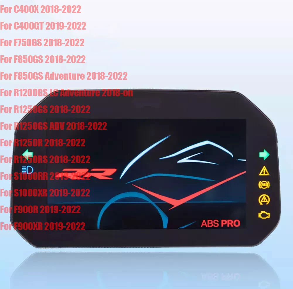 2018-2022 ICC6.5IN جديد استبدال TFT Lcd عرض الزجاج لسيارات BMW R1200GS R1250GS R1250R R1250RS Adventure