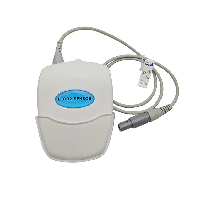 Respiratory Consumables 0.75m CO2 Module CO2 Sensor Side Flow EtCO2 Sensor Compatible Hamilton