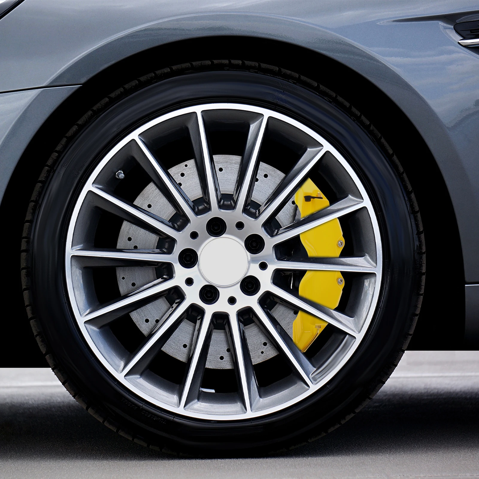 

Car Wheel Caliper Cover 3D Brake Decor Durable Install Universal Fit Disc Guard Automotive Parts Supplies