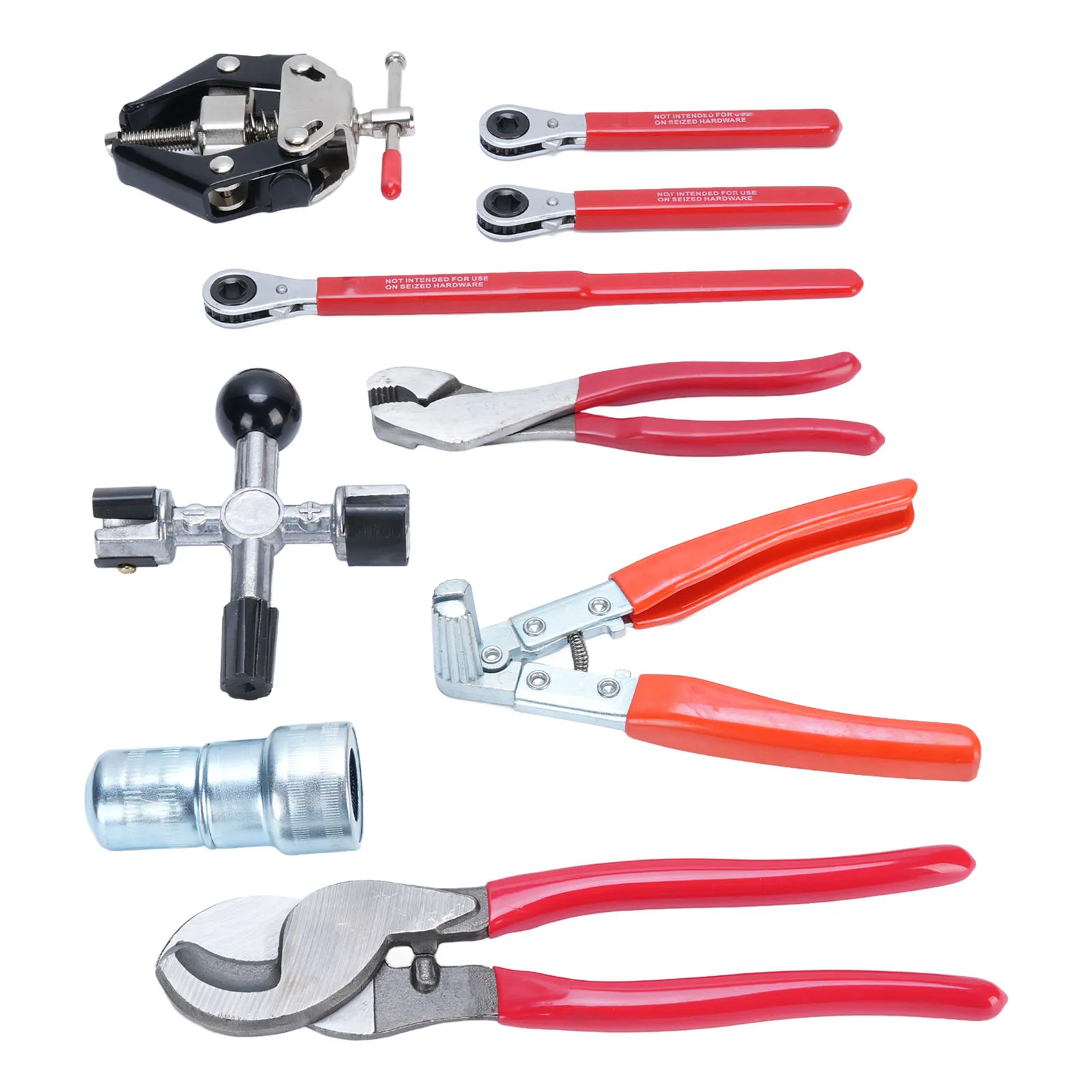 9‑Piece Multifunctional Battery Maintenance Tool Kit Terminal Spreader Puller Plier Set For General Automotive Battery Service O