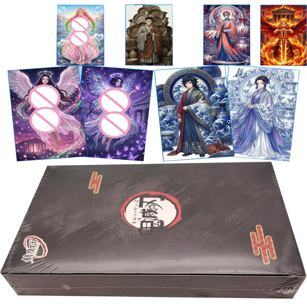 

Anime Demon Slayer Color Paper Collection Cards Highly Popular Characters Peripheral Rare Limited Card Perfect Birthday Gifts