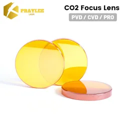 Praylee CO2 Focus Lens USA CVD ZnSe Dia 12 15 18 19.05 20 FL 38.1 50.8 63.5 76.2 101.6 for CO2 Laser Engraving Cutting Machine