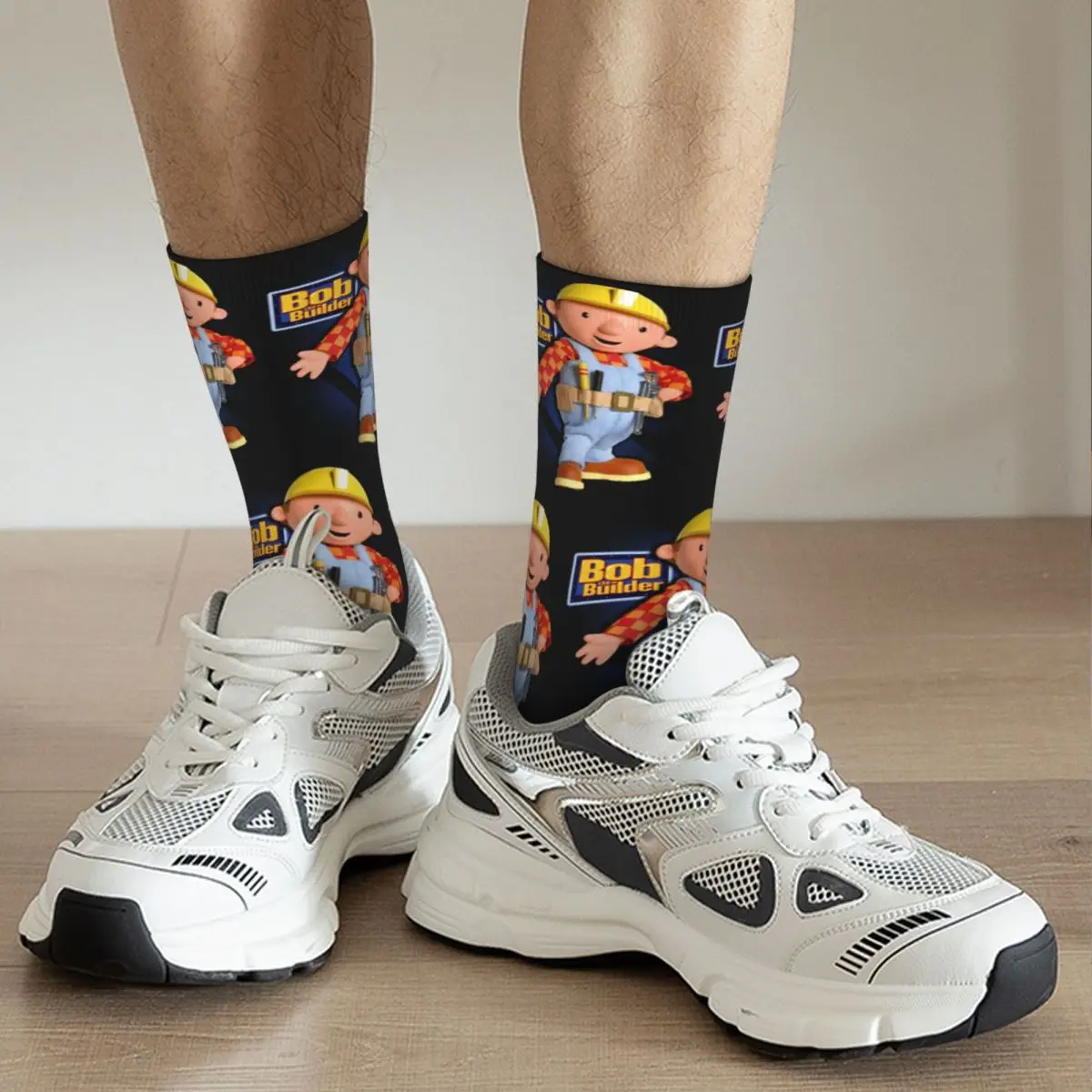 Gemütliche Damensocken Bob The Builder Accessoires Warme Grafiksocken für die ganze Saison Beste Geschenkidee