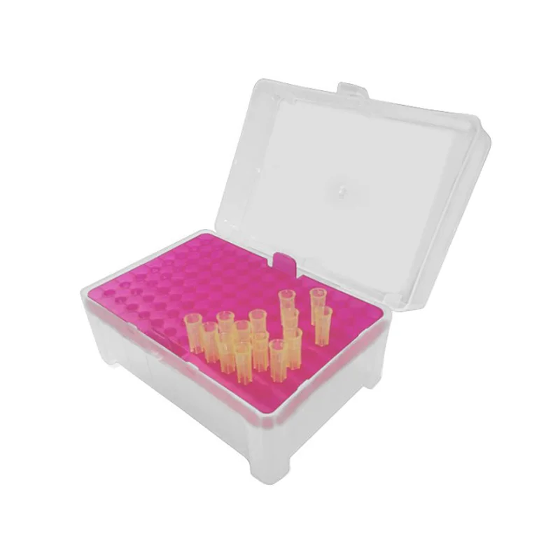 

Sterile Pipette Tips Box 200ul Tip For Dispenser Plastic Pipette box 96 Holes Pipette Tips Box