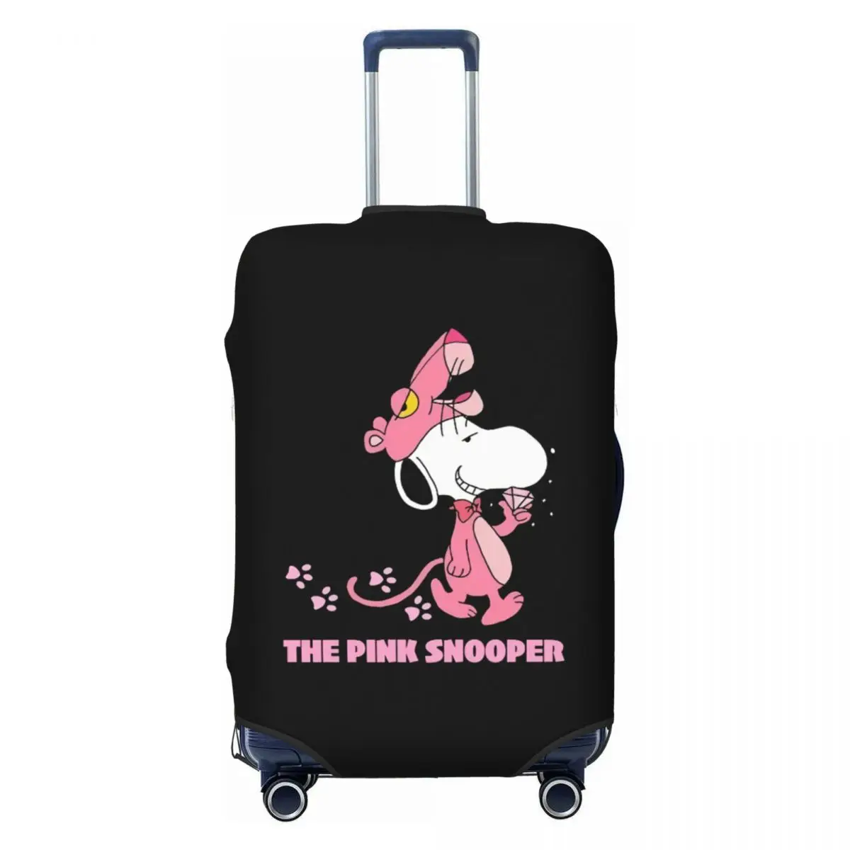 

Custom S-snoopys THE PINK SNOOPER Travel Luggage Cover Washable Suitcase Cover Protector Fit 18-32 Inch