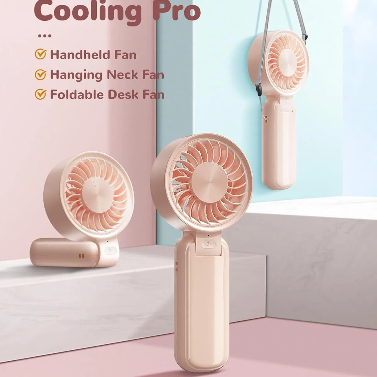 

Suitable forCross-border 2025 new handheld fan usb large wind foldable turbine high speed small fan outdoor electric fan