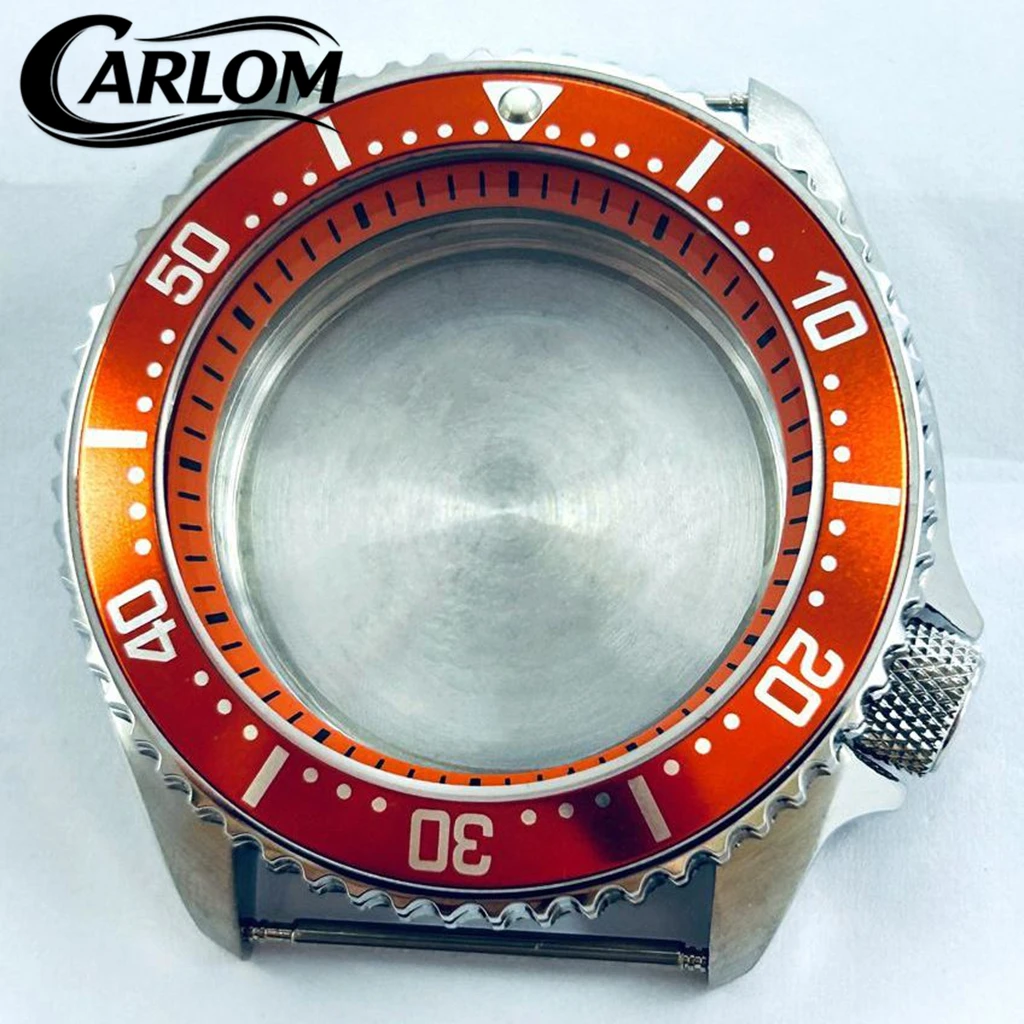 

Корпус часов NH 42 мм для механизмов NH34, NH35, NH36, NH38, NH39, NH70, NH72, SKX007, S Crown 3.8, с черным, синим, зеленым, оранжевым кольцом.