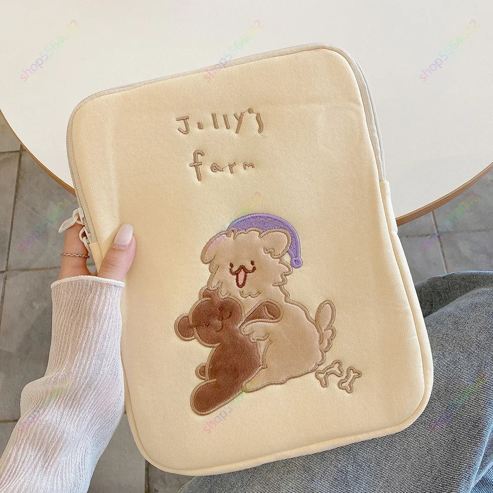 جراب جراب كمبيوتر لوحي لطيف على شكل دب ، جراب لسامسونج جالاكسي A9 + ، علامة التبويب A9 بلس ، من من من من خلال X216 ، X218 ، غطاء كيس المثانة الداخلي ، 11 بوصة